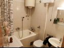 Apartementen Jozo - with terrace : A1(2+2) Omis - Riviera Omis  - Appartement - A1(2+2): badkamer met toilet