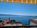 Apartementen Aurel - sea view: A1(4+1) Omis - Riviera Omis  - uitzicht op zee