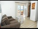Apartementen Mirja - only 50 m from sea: A1(2+2) Pisak - Riviera Omis  - Appartement - A1(2+2): woonkamer