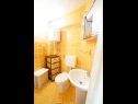 Apartementen Lile - comfortable 3 bedroom apartment: A1(6+2) Pisak - Riviera Omis  - Appartement - A1(6+2): badkamer met toilet