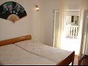 Apartementen VP SA2(2), A3(3), A4(2+3), A5(3), A6(2+2) Stanici - Riviera Omis  - Appartement - A4(2+3): slaapkamer