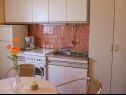 Apartementen Branka - at the beach: A1(4), SA2(2) Stanici - Riviera Omis  - Appartement - A1(4): keuken