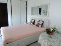 Apartementen Branka - at the beach: A1(4), SA2(2) Stanici - Riviera Omis  - Studio-appartment - SA2(2): slaapkamer