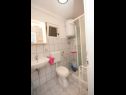 Apartementen Branka - at the beach: A1(4), SA2(2) Stanici - Riviera Omis  - Studio-appartment - SA2(2): badkamer met toilet