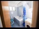 Apartementen Sea View - 250 m from sea: A1 Grande(7+1), A2 Vila Jadrana(2+1) Suhi Potok - Riviera Omis  - Appartement - A1 Grande(7+1): badkamer met toilet