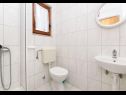 Apartementen Neva - 50m from the sea A1(2+1), A2(2+1), SA3(3) Sumpetar - Riviera Omis  - Appartement - A1(2+1): badkamer met toilet
