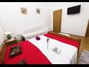 Apartementen Neva - 50m from the sea A1(2+1), A2(2+1), SA3(3) Sumpetar - Riviera Omis  - Appartement - A2(2+1): slaapkamer