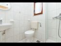 Apartementen Neva - 50m from the sea A1(2+1), A2(2+1), SA3(3) Sumpetar - Riviera Omis  - Appartement - A2(2+1): badkamer met toilet