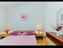 Apartementen Kosta - 150 m from beach: A1(3), A3(4+1), A4 Kat (2+1) Kustici - Eiland Pag  - Appartement - A4 Kat (2+1): slaapkamer