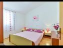 Apartementen Kosta - 150 m from beach: A1(3), A3(4+1), A4 Kat (2+1) Kustici - Eiland Pag  - Appartement - A4 Kat (2+1): slaapkamer