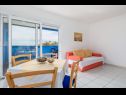 Apartementen Cathy - 50m from the beach: A1(4+1), A2(4+1), A3(4+1), A4(4+1) Mandre - Eiland Pag  - Appartement - A4(4+1): eetkamer