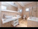 Apartementen Tomo - with pool: A3(2+2), A4(2+2) Novalja - Eiland Pag  - Appartement - A3(2+2): badkamer met toilet