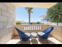 Apartementen Luka - with pool: A2(2+2) Novalja - Eiland Pag  - Appartement - A2(2+2): terras