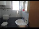 Apartementen Sime - 800 m from sea: A1(2+2), A2(2+2), A3(2+2), A4(4+2) Novalja - Eiland Pag  - Appartement - A3(2+2): badkamer met toilet