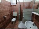 Apartementen Draga - free parking & BBQ: A1(4), A2(4+2) Pag - Eiland Pag  - Appartement - A1(4): badkamer met toilet