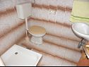 Apartementen Fabijan - 50m from sea: A1(3+2), SA2(2+1), SA3(3), SA4(1+3) Povljana - Eiland Pag  - Appartement - A1(3+2): badkamer met toilet