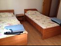 Apartementen Sab - 40 m from beach: A1(4+2), A5(4+2), A2(4+2) Povljana - Eiland Pag  - Appartement - A5(4+2): slaapkamer