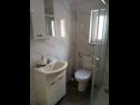 Apartementen Sab - 40 m from beach: A1(4+2), A5(4+2), A2(4+2) Povljana - Eiland Pag  - Appartement - A1(4+2): badkamer met toilet