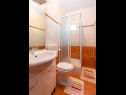 Apartementen Per - 10 m from sea: A1-Veliki(8) Stara Novalja - Eiland Pag  - Appartement - A1-Veliki(8): badkamer met toilet