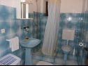 Apartementen Mirko - 100m from beach: A1(4+3), A2(4+1) Ugrinic - Eiland Pasman  - Appartement - A2(4+1): badkamer met toilet