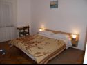 Apartementen Mirko - 100m from beach: A1(4+3), A2(4+1) Ugrinic - Eiland Pasman  - Appartement - A2(4+1): slaapkamer