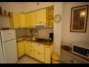 Apartementen Daju - 3 colours: A1 plavi(2+2), A2 žuti(4+1), A3 narančasti(2) Zdrelac - Eiland Pasman  - Appartement - A2 žuti(4+1): keuken