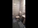 Apartementen Davor - with parking; A2(2+2), A5(2+2), A6(2+2), A7(2), A8(6) Zdrelac - Eiland Pasman  - Studio-appartment - A7(2): badkamer met toilet