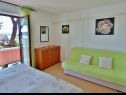 Apartementen Zdenka - garden terrace: A1(5), A2(4), A3(2+2) Barbat - Eiland Rab  - Appartement - A2(4): slaapkamer