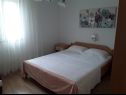 Apartementen Frane - 20 m from beach: A1(6+1) , A2(5)  Barbat - Eiland Rab  - Appartement - A1(6+1) : slaapkamer