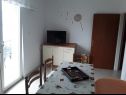 Apartementen Frane - 20 m from beach: A1(6+1) , A2(5)  Barbat - Eiland Rab  - Appartement - A1(6+1) : eetkamer