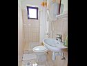 Apartementen Ankica - pool & garden A1(9), A2(8) Kampor - Eiland Rab  - Appartement - A2(8): badkamer met toilet