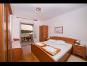 Apartementen Anka - 10 m from sea: A1(4), A2(4) Kampor - Eiland Rab  - Appartement - A2(4): slaapkamer