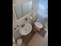 Apartementen Ivi - 50 m from sea: A1(4), A2(2+1) Kampor - Eiland Rab  - Appartement - A2(2+1): badkamer met toilet