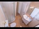 Apartementen Rezikica - green oasis; A1(7), A2(9) Palit - Eiland Rab  - Appartement - A1(7): badkamer met toilet