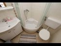 Apartementen Mar- 150 m from sea A1(4), A2(4), A3(4), A4(2), A5(2) Palit - Eiland Rab  - Appartement - A3(4): badkamer met toilet