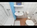 Apartementen Nedo - private parking: A1(6) Supetarska Draga - Eiland Rab  - Appartement - A1(6): badkamer met toilet