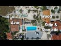 Vakantiehuizen Three holiday homes: H1 Azur (4), H2 Wood (4), H3 Ston (4+2) Orebic - Schiereiland Peljesac  - Kroatië  - huis