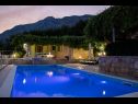 Vakantiehuizen Three holiday homes: H1 Azur (4), H2 Wood (4), H3 Ston (4+2) Orebic - Schiereiland Peljesac  - Kroatië  - zwembad