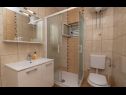 Apartementen Zdravko - comfortable & close to the sea: A1(4), A2(2+1), A3(4), A4(2+1) Orebic - Schiereiland Peljesac  - Appartement - A2(2+1): badkamer met toilet