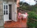 Apartementen Ivan - 100m from sea: A1(2+2) Ribarica - Riviera Senj  - Appartement - A1(2+2): terras