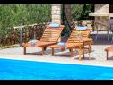 Vakantiehuizen Brist - with pool: H(8) Drinovci - Riviera Sibenik  - Kroatië  - detail