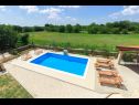 Vakantiehuizen Brist - with pool: H(8) Drinovci - Riviera Sibenik  - Kroatië  - zwembad (huis en omgeving)
