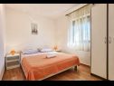 Apartementen Sealine - 60m from the sea : A1(4), A2(2) Baai Kanica (Rogoznica) - Riviera Sibenik  - Appartement - A1(4): slaapkamer