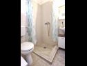 Apartementen Sealine - 60m from the sea : A1(4), A2(2) Baai Kanica (Rogoznica) - Riviera Sibenik  - Appartement - A2(2): badkamer met toilet