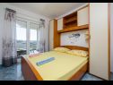 Apartementen Anica A1(2+1), A2(2+2) Baai Kanica (Rogoznica) - Riviera Sibenik  - Kroatië  - Appartement - A1(2+1): slaapkamer