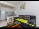 Apartementen Anica A1(2+1), A2(2+2) Baai Kanica (Rogoznica) - Riviera Sibenik  - Kroatië  - Appartement - A2(2+2): woonkamer