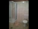 Apartementen Anica A1(2+1), A2(2+2) Baai Kanica (Rogoznica) - Riviera Sibenik  - Kroatië  - Appartement - A2(2+2): badkamer met toilet