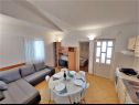 Apartementen Jera-  barbecue and free berth for boat A1(4+1), A2(2+1) Baai Kanica (Rogoznica) - Riviera Sibenik  - Kroatië  - Appartement - A1(4+1): keuken en eetkamer