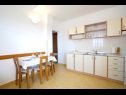 Apartementen Jera-  barbecue and free berth for boat A1(4+1), A2(2+1) Baai Kanica (Rogoznica) - Riviera Sibenik  - Kroatië  - Appartement - A2(2+1): keuken en eetkamer
