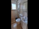 Apartementen Ziva - by the beach; A1(6), A2(4), A3 (2+1) Baai Lozica (Rogoznica) - Riviera Sibenik  - Kroatië  - Appartement - A3 (2+1): badkamer met toilet